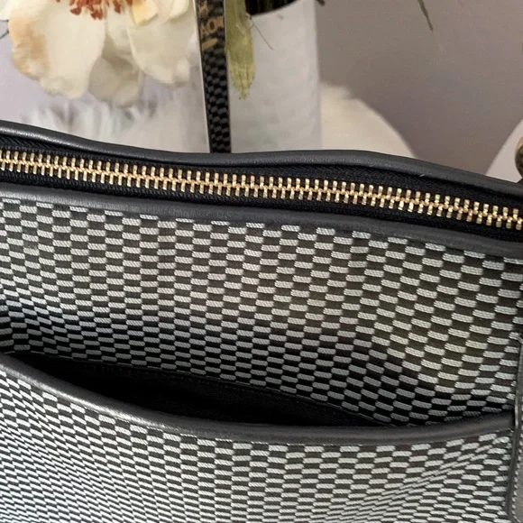 CoachJacquard AvaTote Style F28468 Blue/Navy